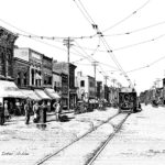 Electric Interurban train from olden days