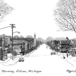Changes in downtown Albion since 1985