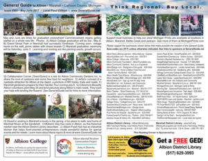 Advertising Opportunities inside the General Guide.