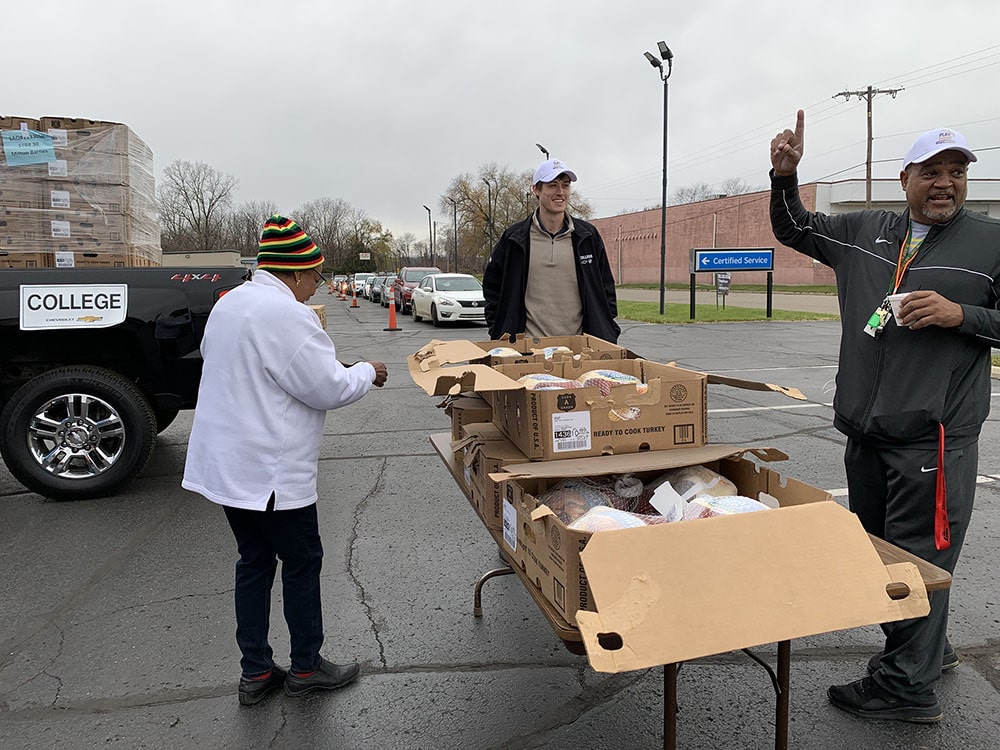 Turkey Giveaway AlbionMich 2021 College Chevy